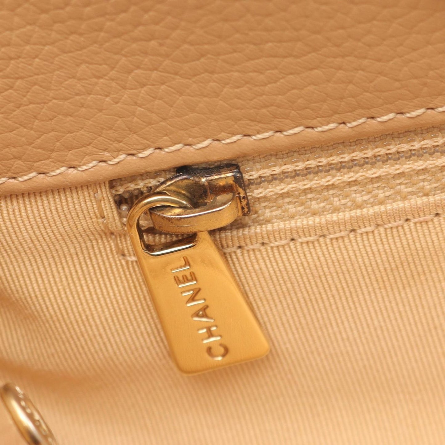CHANEL Executive Tote Bag in Beige Leather - Timeless Elegance