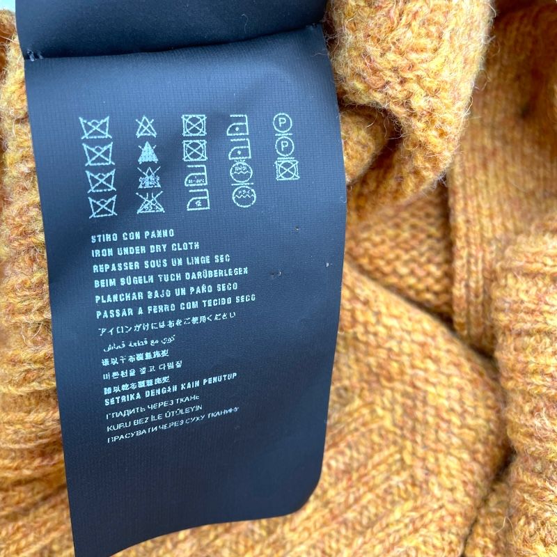 PRADA Yellow Wool Knit Cardigan - Exquisite Women's Sweater