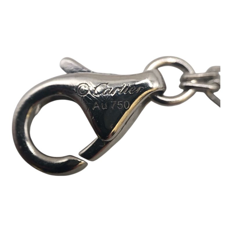 Cartier Love Circle Necklace with 2 Diamonds in 750WG