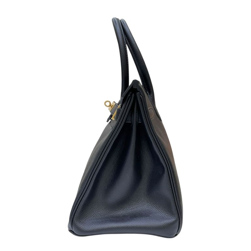 HERMES Birkin 30 D Stamp Black with Silver Hardware - Unused Display Piece