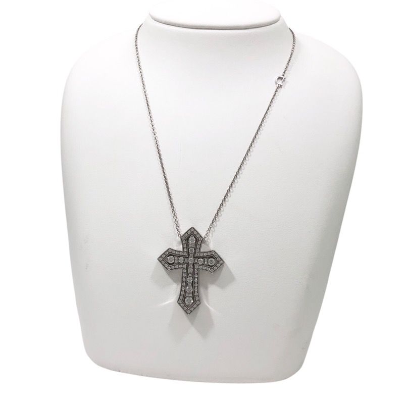 Damiani Belle Époque Crown Diamond Necklace in 750WG