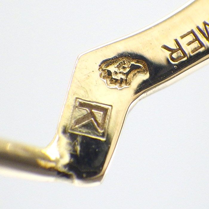 Chanel Camellia Flower Hoop Earrings in 18K Yellow Gold