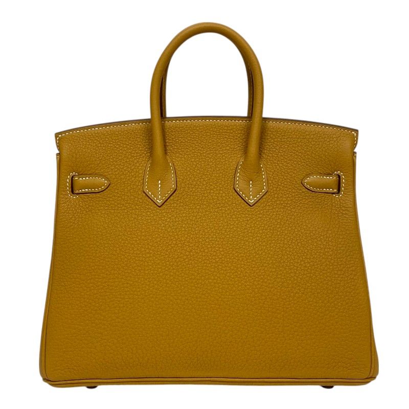 HERMES Birkin 25 Natural Sable with Silver Hardware - Pristine Condition