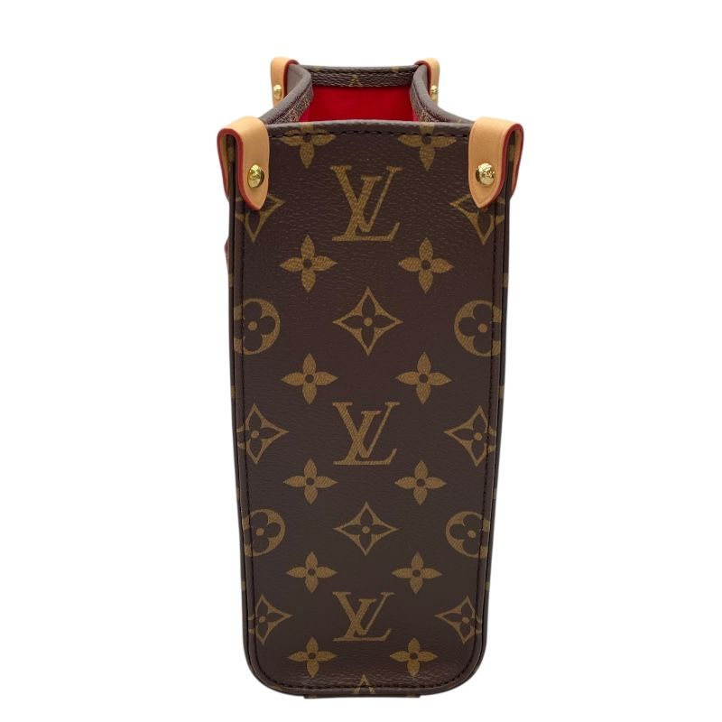 Louis Vuitton Sac Plat BB Monogram Canvas Shoulder Bag - Brown