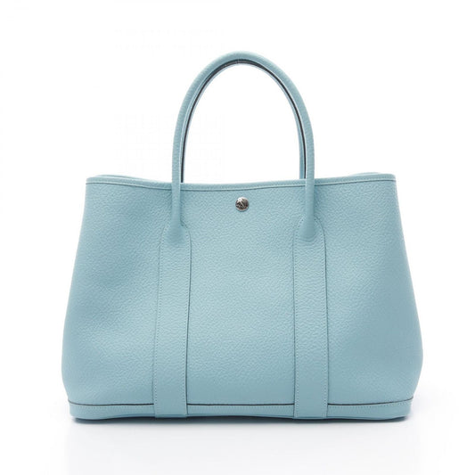 HERMES Garden Party PM Tote Bag in Blue Atoll - Exquisite Craftsmanship