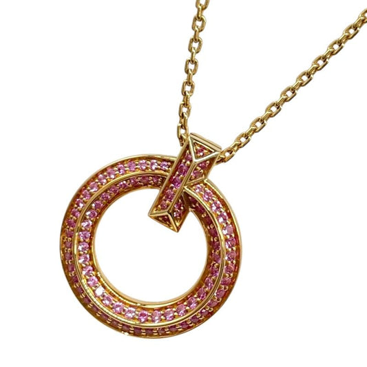 Tiffany & Co. T One Mini Circle Necklace in 750PG with Diamonds