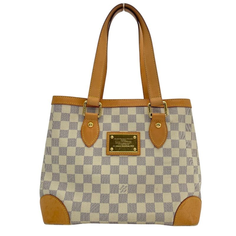 Louis Vuitton Hampstead PM Damier Azur Tote - White