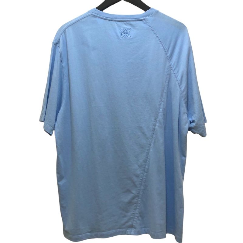 LOEWE Puzzle Design T-Shirt in Blue - Exclusive Men's Cotton Tee