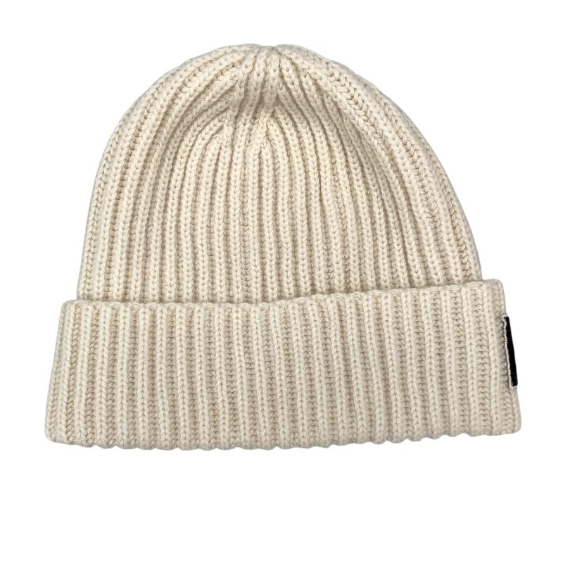 CHANEL Ivory Cashmere Sequin Logo Knit Cap - Unisex Luxury Accessory