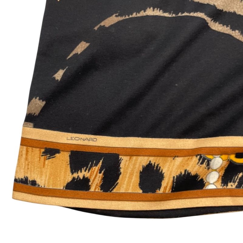 LEONARD Multicolor Silk Leopard Print Dress - Exquisite Elegance