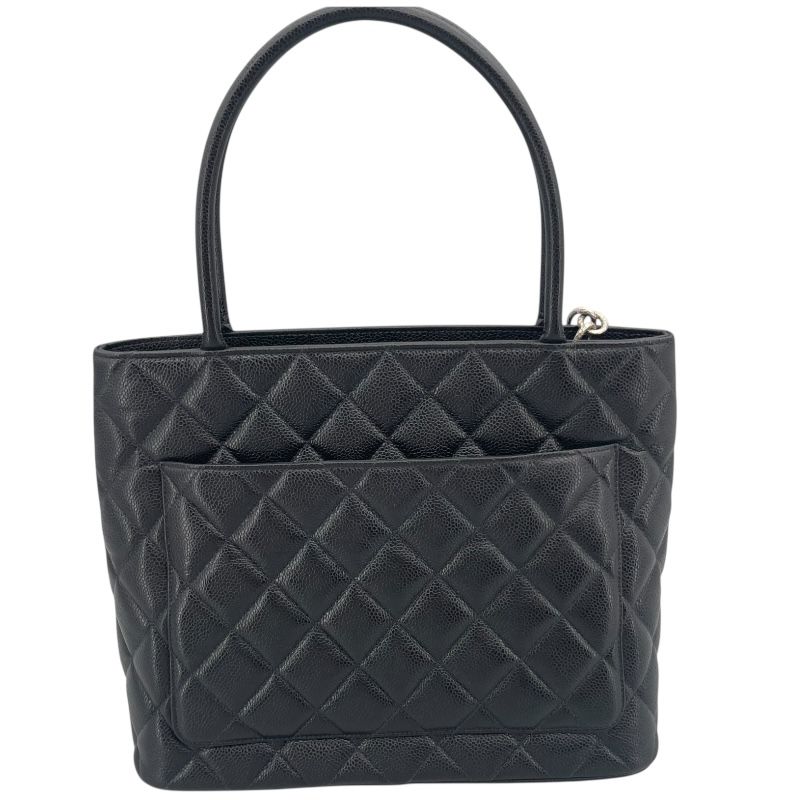 CHANEL Reissue Tote A01804 Black Caviar Leather Handbag