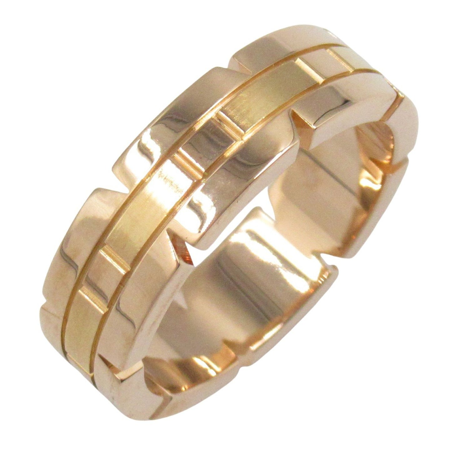 CARTIER Tank Française Ring in K18 Pink Gold - Timeless Elegance