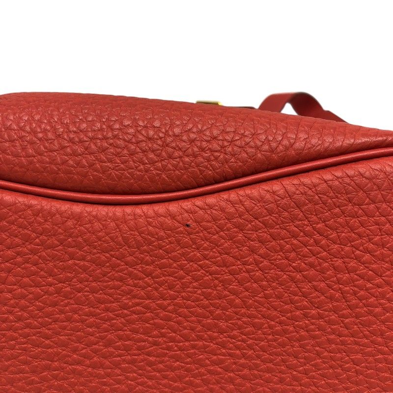 HERMES So Kelly 22 in Rouge Pivoine with Gold Hardware