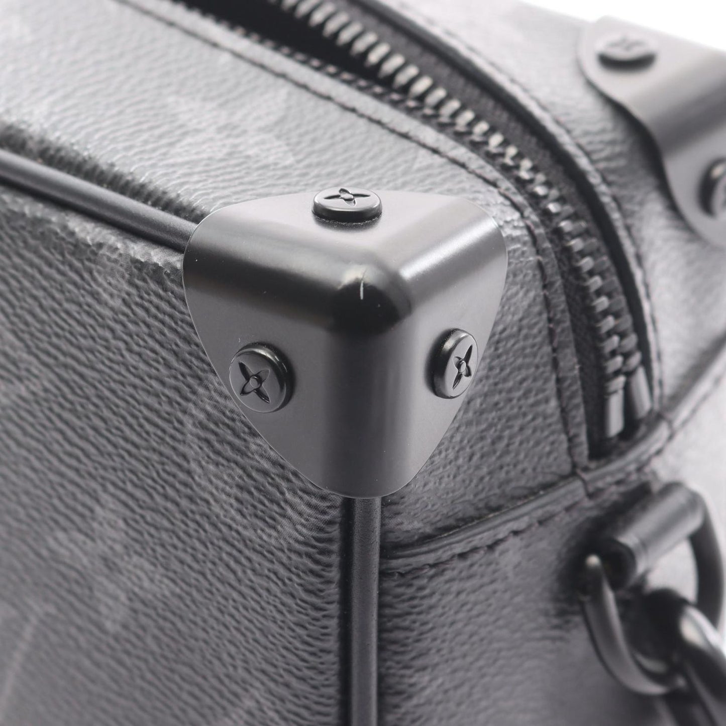 Louis Vuitton Mini Soft Trunk Shoulder Bag - Black Monogram Eclipse