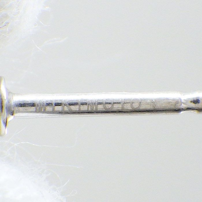 MIKIMOTO 6mm Pearl Earrings in K18 White Gold - Exquisite Craftsmanship