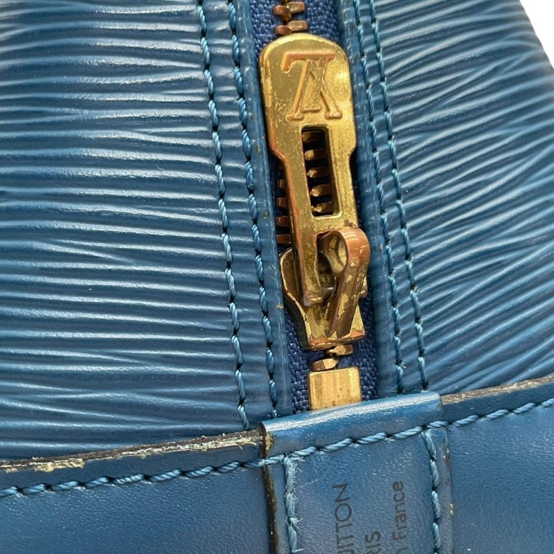 Louis Vuitton Alma M52145 Blue Epi Leather Handbag - Timeless Elegance