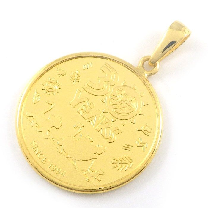 Disney Lion King 30th Anniversary Pendant - Limited Edition Gold