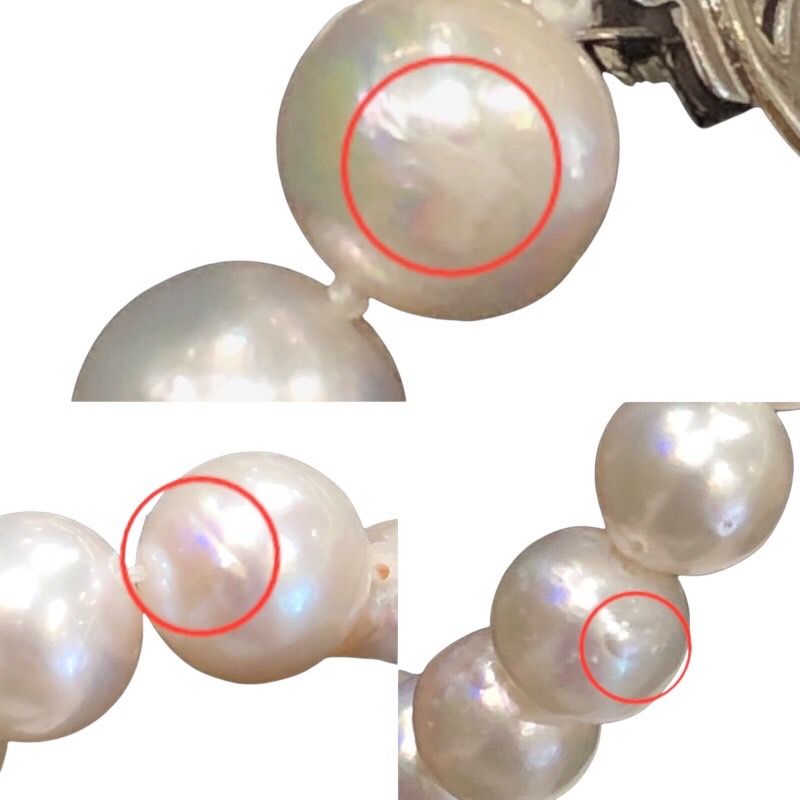 Exquisite White Pearl Necklace in Silver - Timeless Elegance