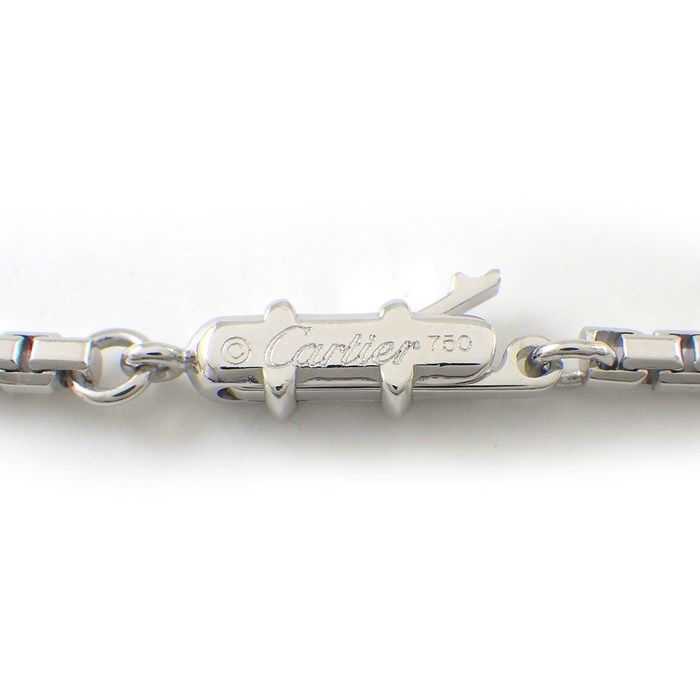 Cartier Tank B6022900 Venetian Link Bracelet in K18 White Gold