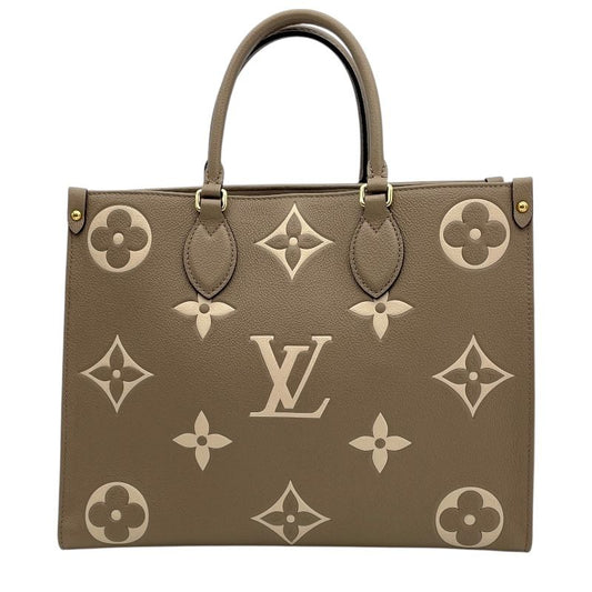 Louis Vuitton OnTheGo MM Monogram Empreinte Handbag - Turquoise Cream