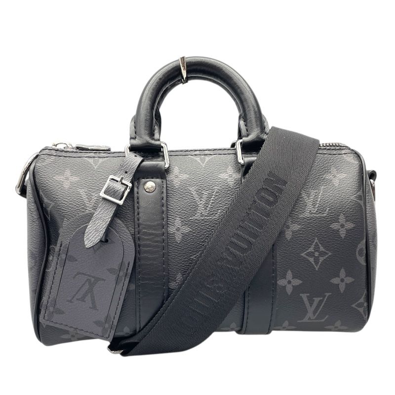 Louis Vuitton Keepall Bandoulière 25 Monogram Eclipse Reverse - Black