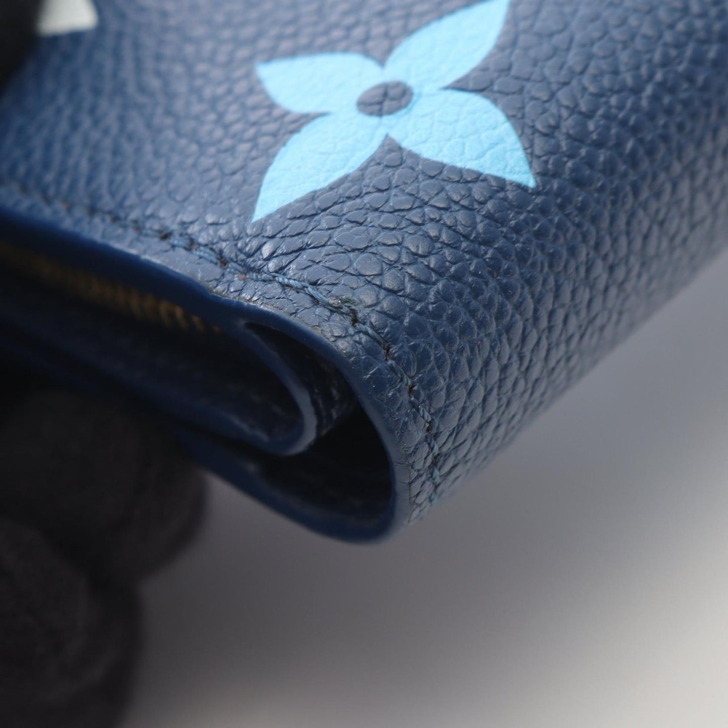 Louis Vuitton Monogram Empreinte Wallet - Portefeuille Clara in Navy