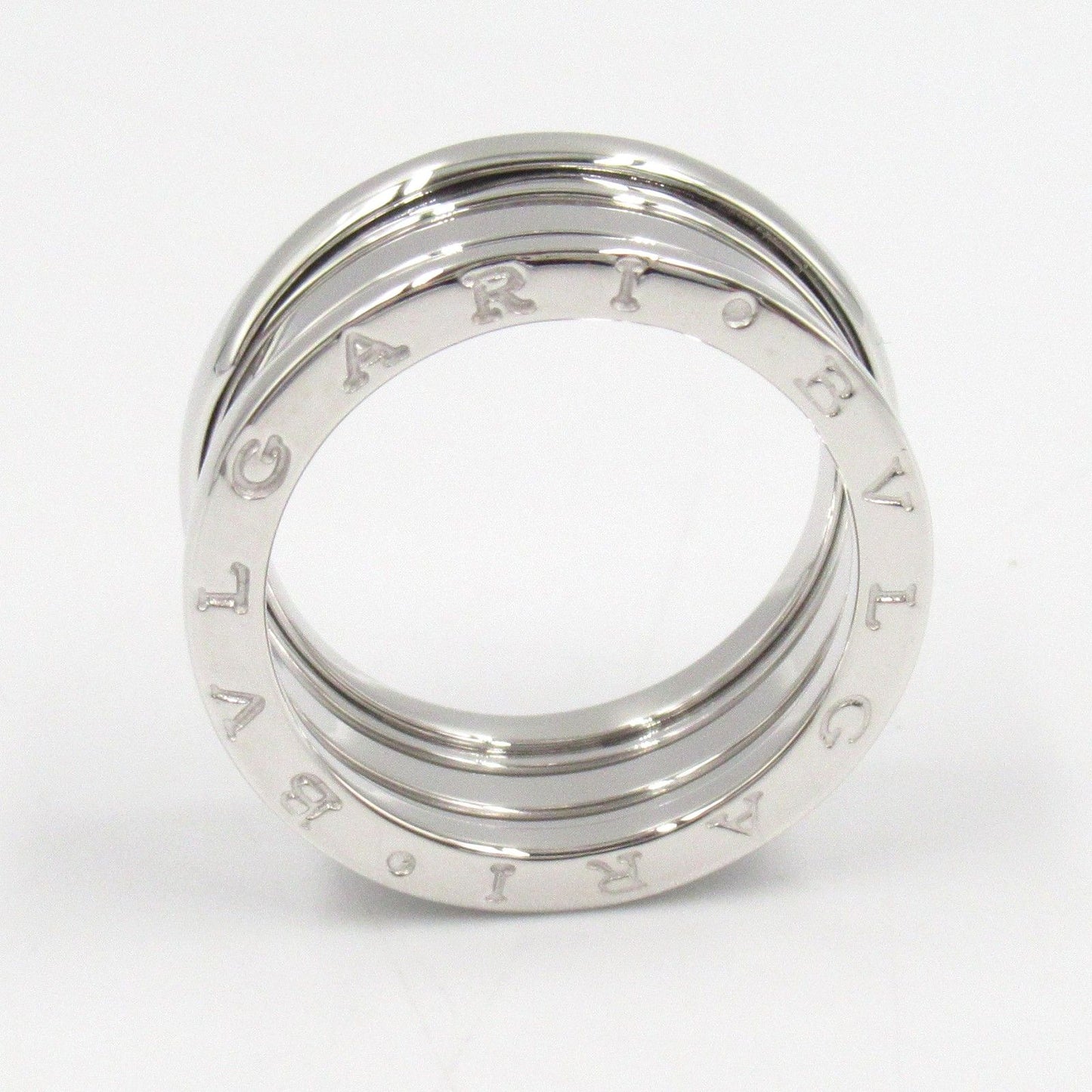 BVLGARI B-zero1 3-Band Ring in K18 White Gold - Timeless Elegance