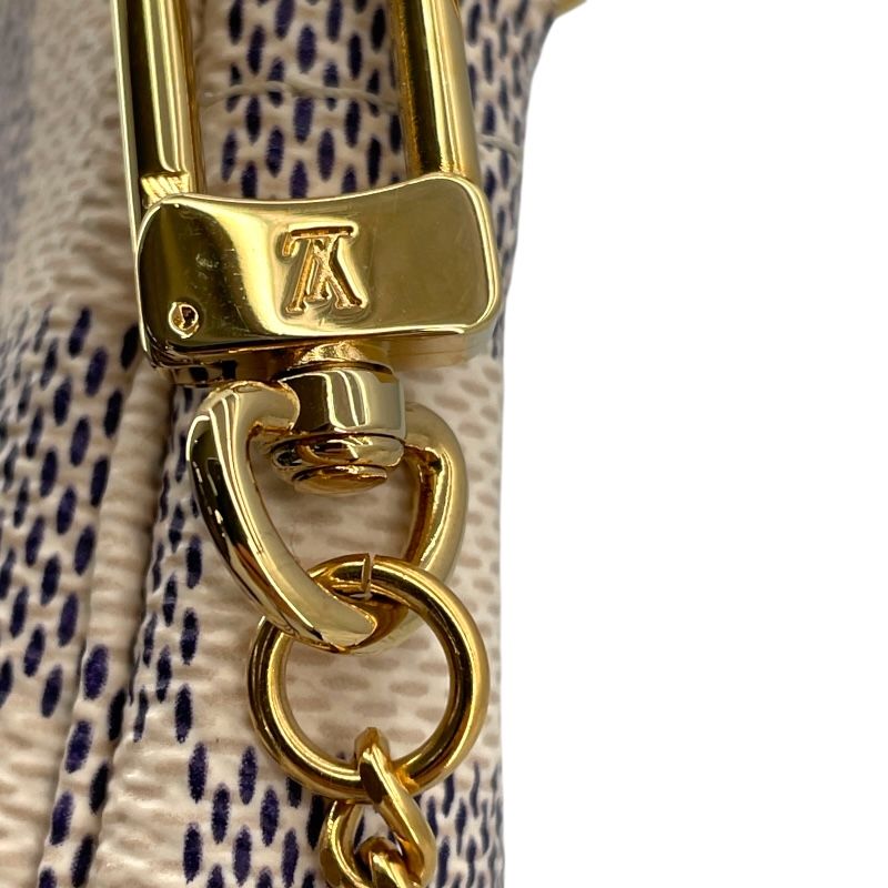 Louis Vuitton Mini Pochette Accessoires N58010 - White Damier Azur