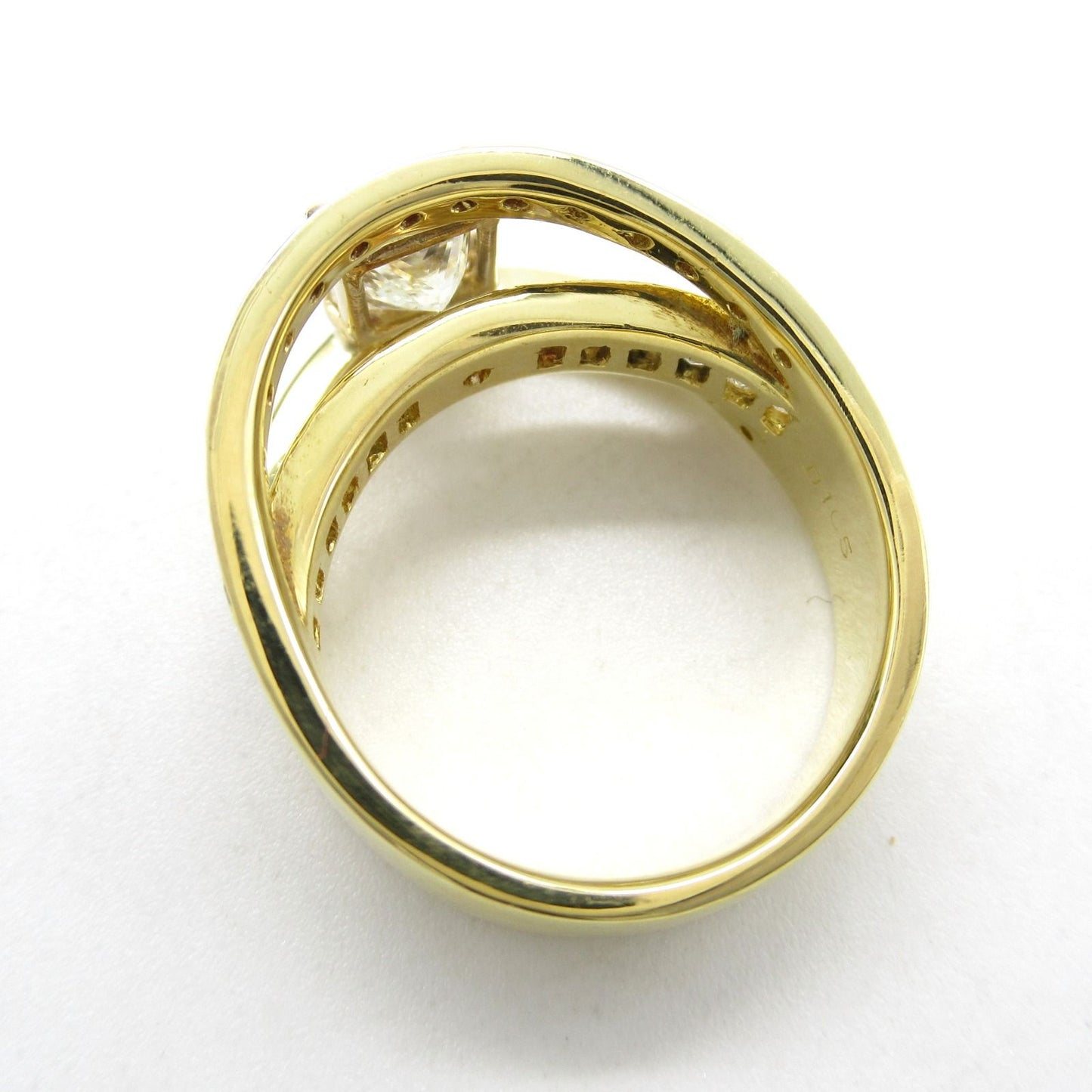 Exquisite K18 Yellow Gold Diamond Ring - 1.01ct Luxury Jewelry