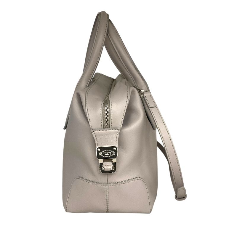TOD’S D-Styling Bag in Grey Leather - Exquisite Craftsmanship