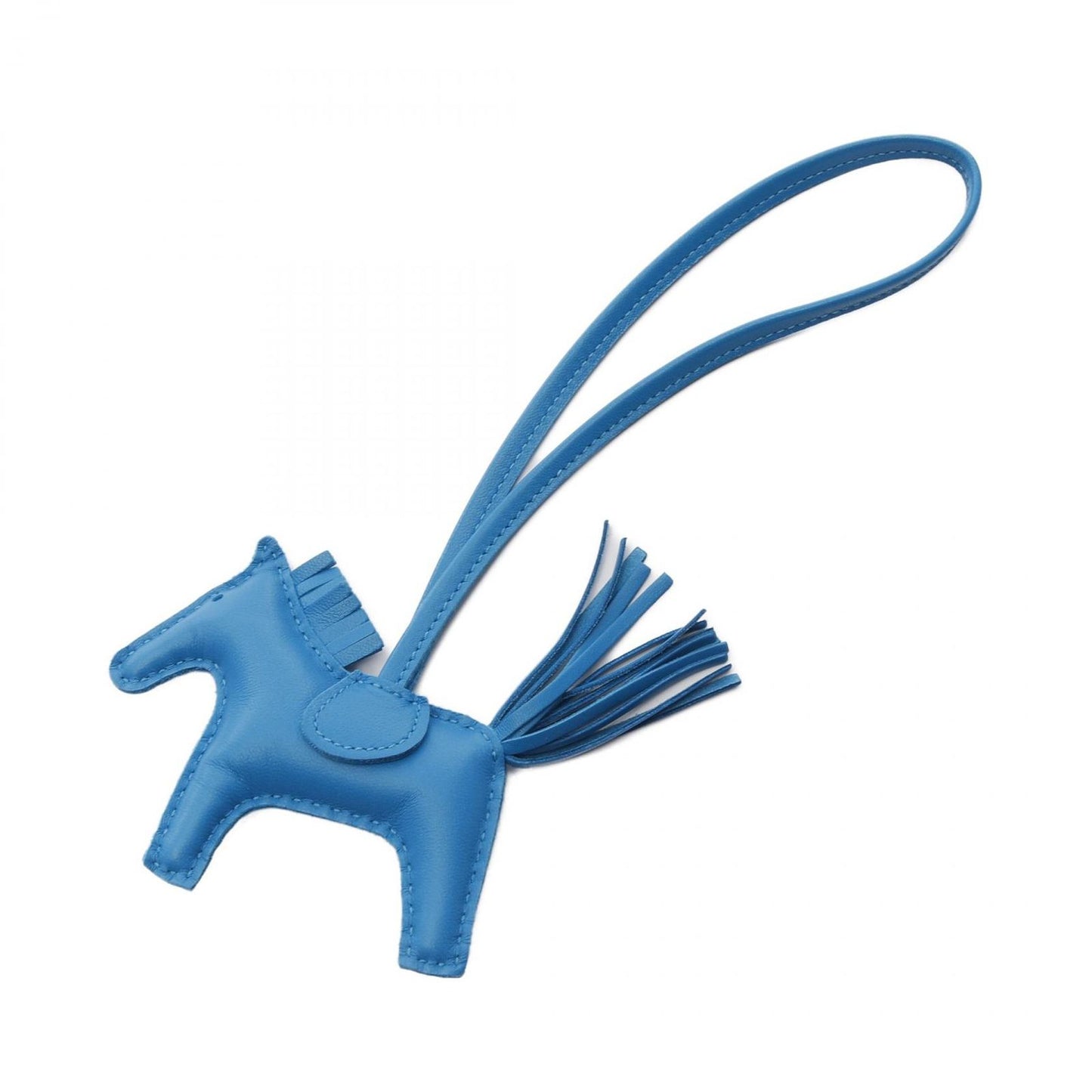 HERMES Rodeo PM Charm in Blue Zanzibar - Exquisite Craftsmanship