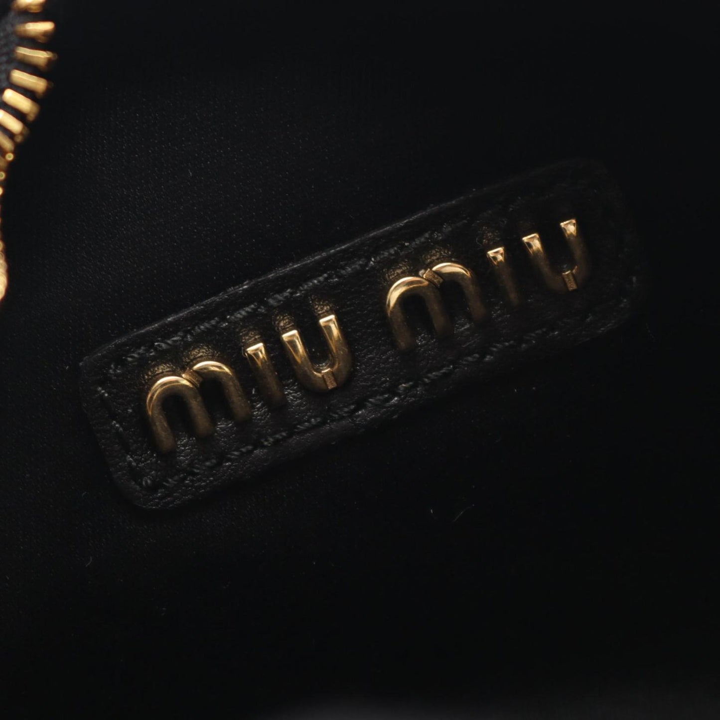 Miu Miu Wonder Matelassé Black Leather 2-Way Shoulder Bag