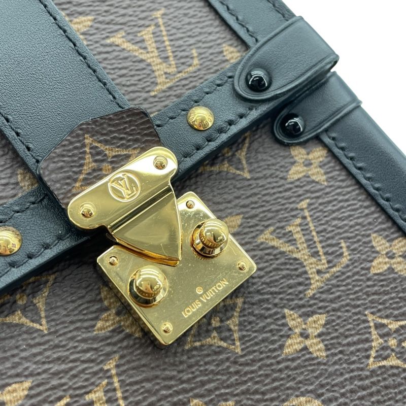 Louis Vuitton Monogram Canvas Pochette Trunk Vertical - Brown