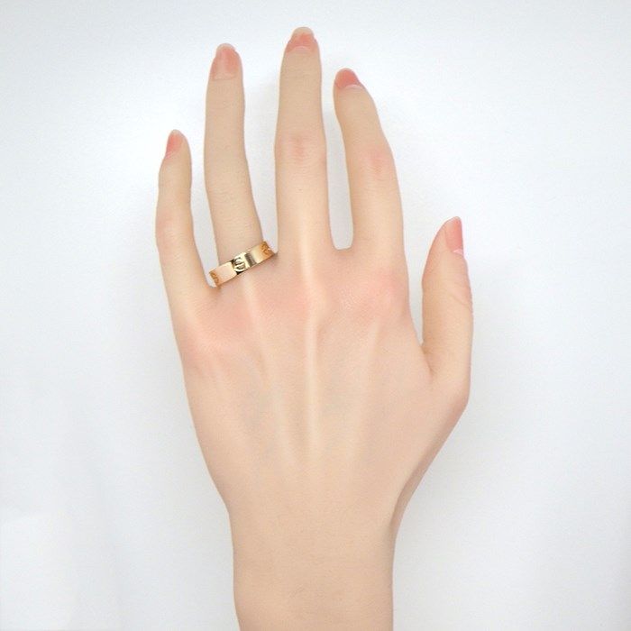 Cartier Love Ring MM in K18 Pink Gold - Timeless Elegance