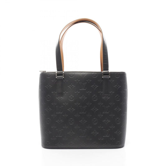 Louis Vuitton Stockton Handbag in Noir Leather - Timeless Elegance