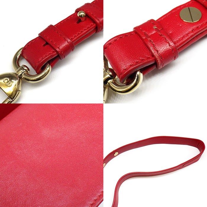 Dior Lady Dior MY ABC Small Handbag in Red Cannage Lambskin