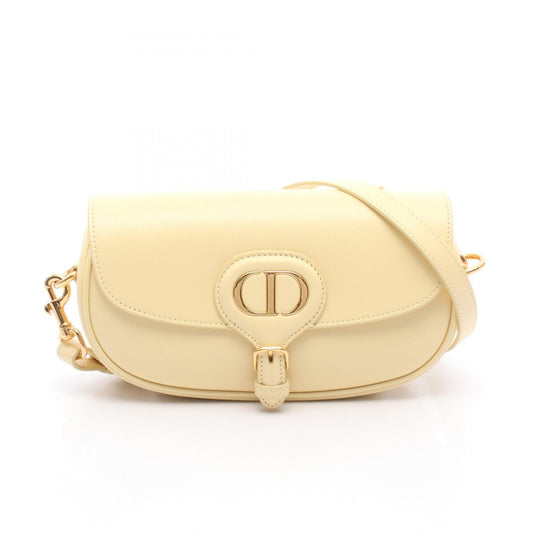 Dior Bobby East-West Shoulder Bag in Pastel Yellow Leather