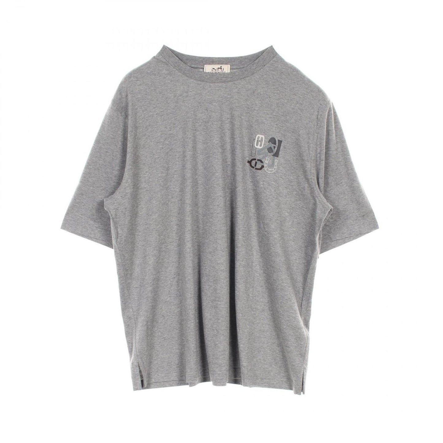 HERMES H Puzzle Cotton T-Shirt - Unworn Luxury in Grey