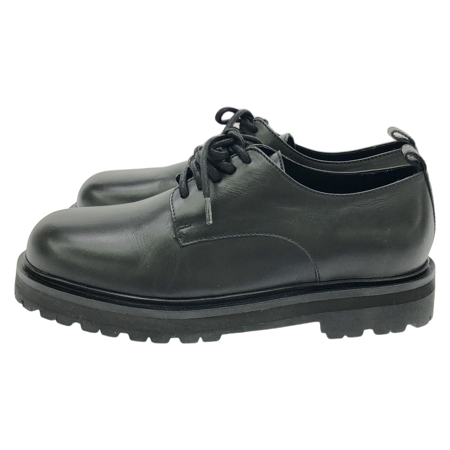 STUDIO NICHOLSON Black Leather Casual Shoes - Unisex Elegance