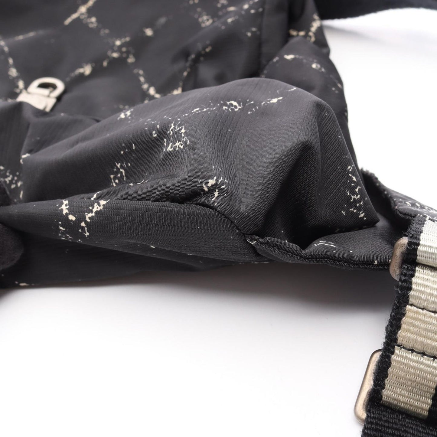 CHANEL Vintage Travel Line Black Nylon Backpack - Timeless Elegance