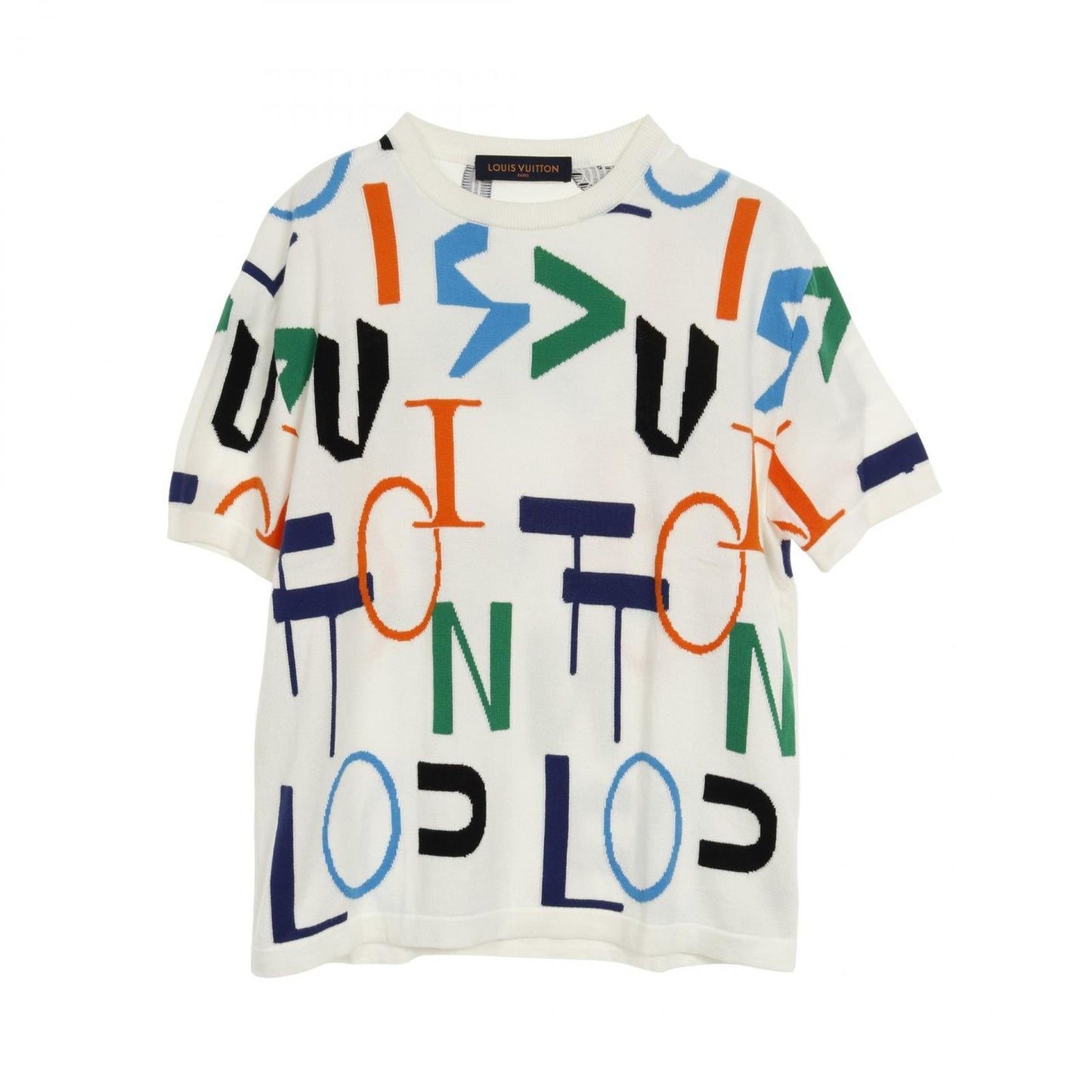 Louis Vuitton LVSE Electric Intarsia Knit T-Shirt - Multi-Color XS