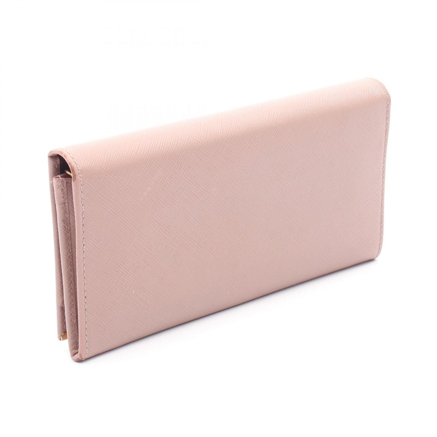 Salvatore Ferragamo Gancini Pink Leather Long Wallet