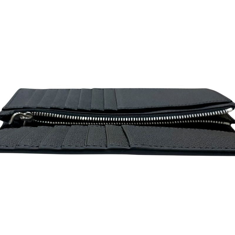 Burberry Cavendish Long Wallet in Black Leather - Timeless Elegance