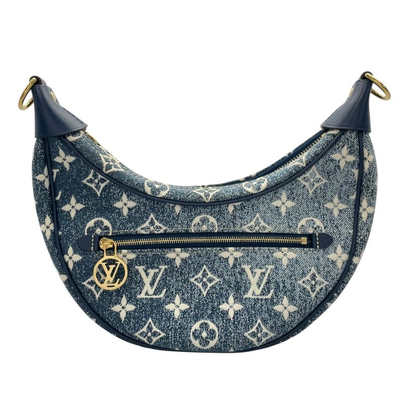 Louis Vuitton Sac Loop M81166 Blue Monogram Denim Shoulder Bag