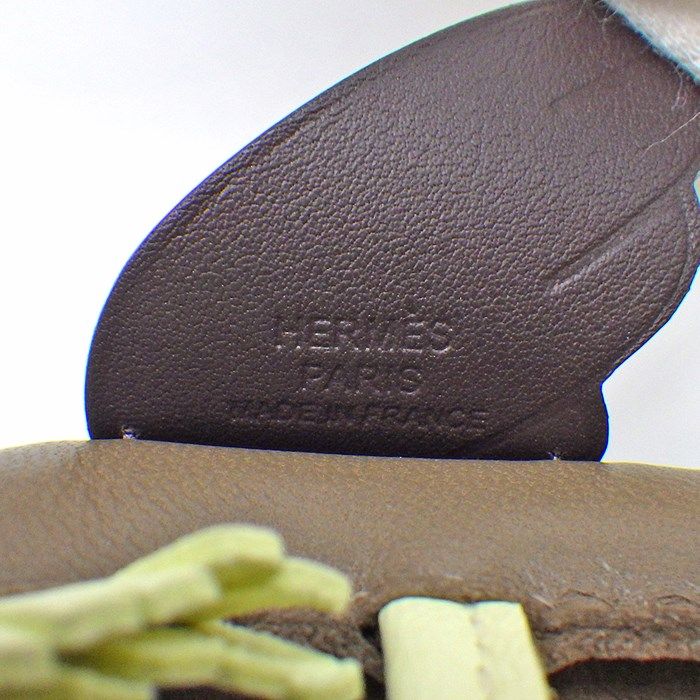 HERMES Rodeo Pegasus PM Bag Charm - 2024 Étaupe/Jaune Milton/Rouge Ash