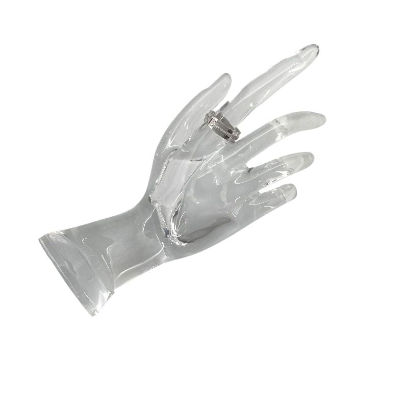 Tiffany & Co. TTWO Narrow Ring in 750WG with Diamonds