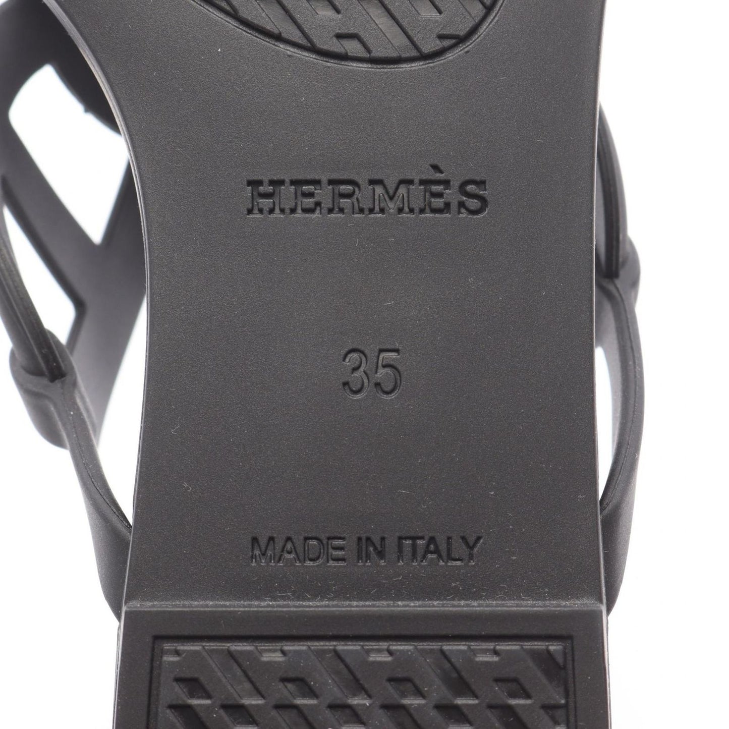 HERMES Éjery Sandals - Unused Luxury Footwear in Black