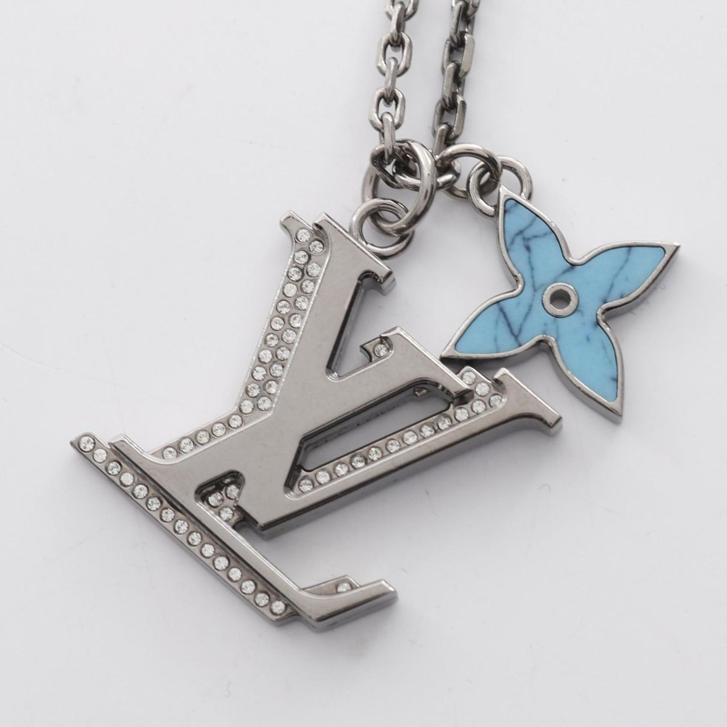 Louis Vuitton LV Initial Crystal Strass Necklace - Exquisite Elegance