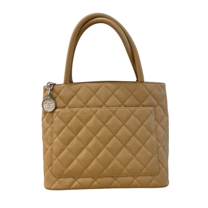 CHANEL Reissue Tote A01804 Beige Caviar Leather Handbag