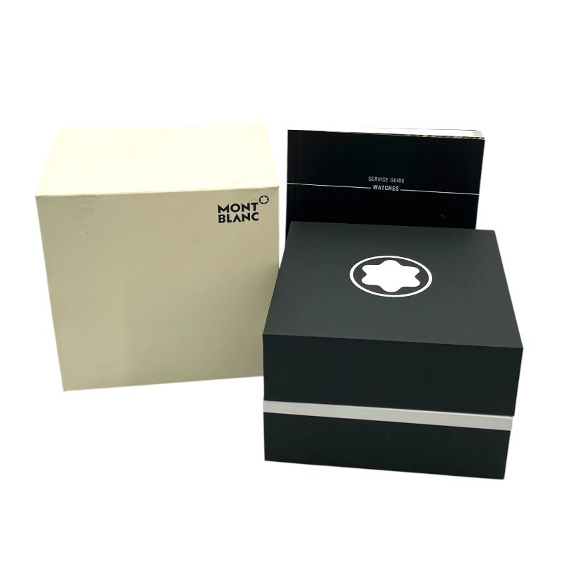 Montblanc Timewalker 113876 Black SS/Leather Automatic Men's Watch